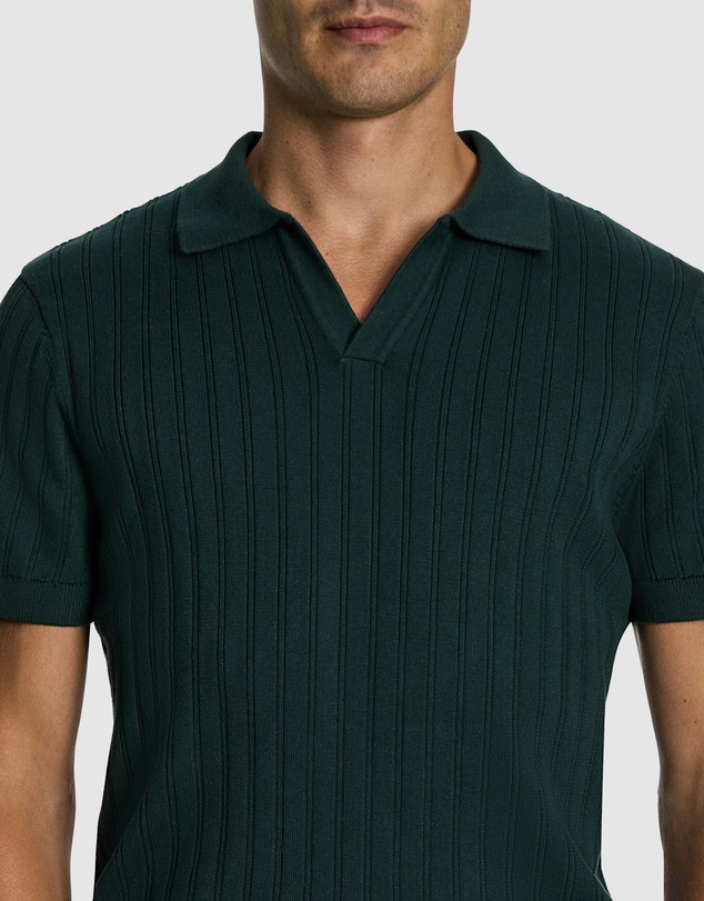 yd. - Notts Knitted Polo Shirt
