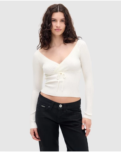 BDG By Urban Outfitters - Knit Wrap Top