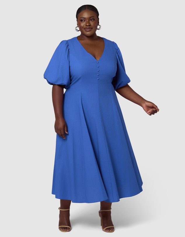 Pink Dusk by Curve Project - Ignition Midi Dress