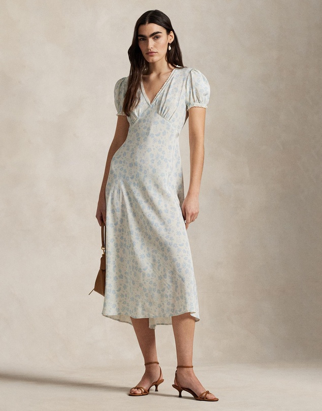 Polo Ralph Lauren - Floral Silk Crepe Dress