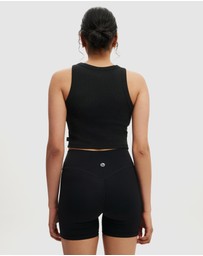 Cotton On Body Active - Active Rib Curved Hem Tank