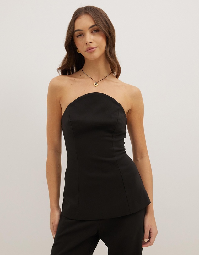 Dazie - Chic Strapless Bodice Top