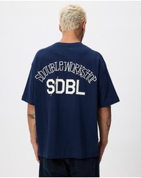 S Double - Team Heavyweight Pocket T-Shirt