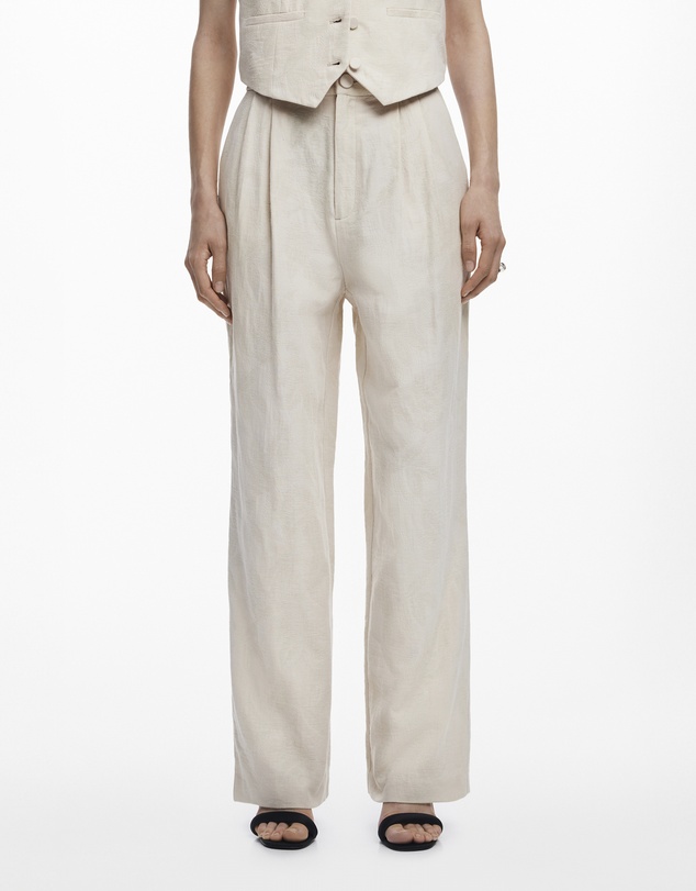Desigual - Patterned suit trousers