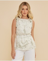Amelius - Eden Shoulder Tie Top