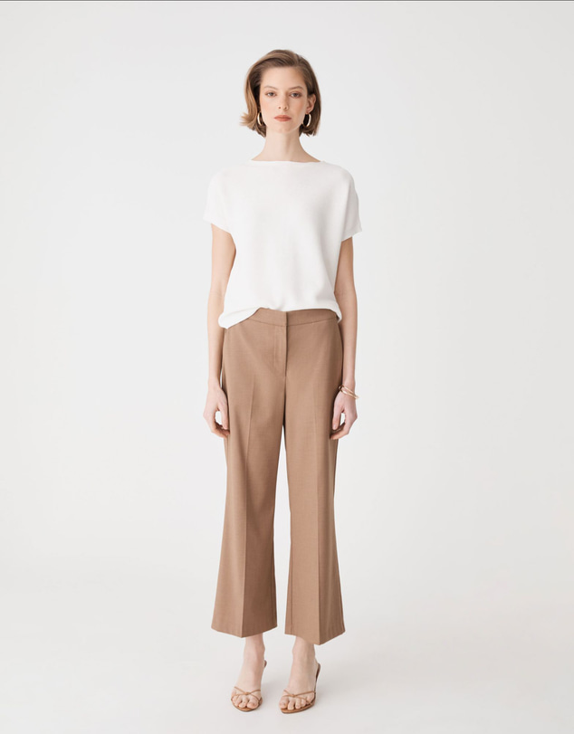 Forcast - Brandy Relaxed Cotton Knit Top
