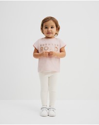 Country Road - Organically Grown Cotton Sequin Logo T-shirt