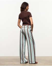 Laagam - Tashi Striped Flow Pants