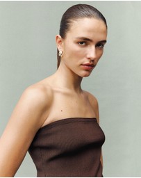 M.N.G - Combined Strapless Dress