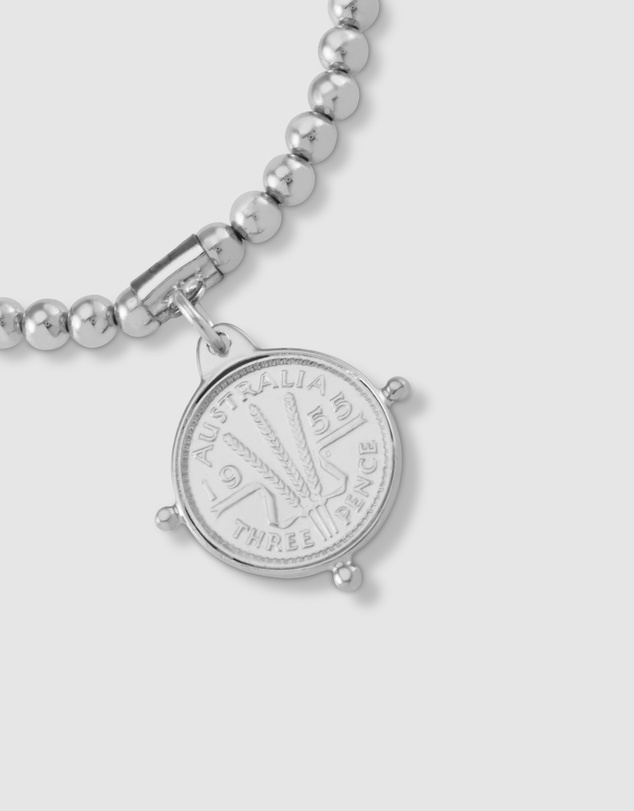 Von Treskow - Compass Frame Coin Bracelet