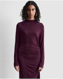 & Other Stories - Gathered Midi Dress