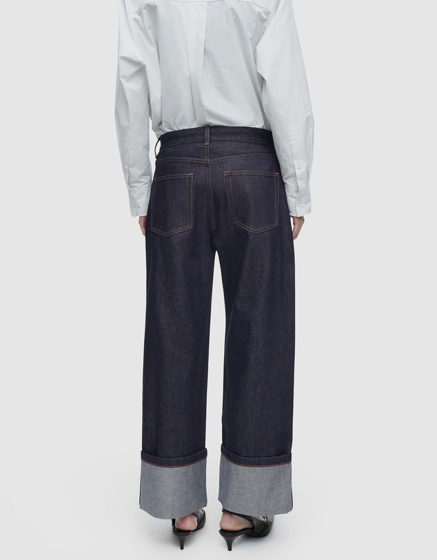 COS - Facade Turn-Up Straight-Leg Jeans