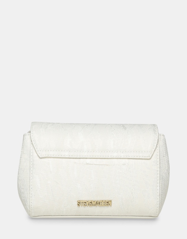Steve Madden - BNylah White/Gold Crossbody Bag
