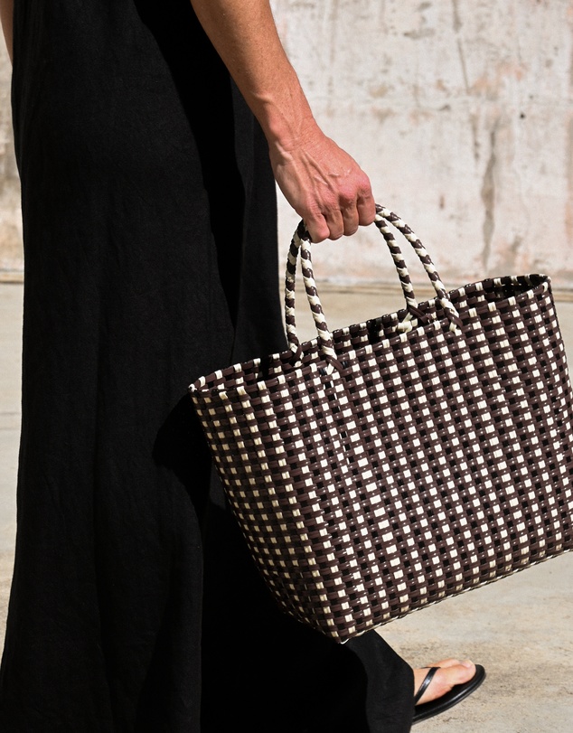 Mimmi Terra - Woven Eco Tote Tiramisu