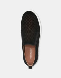 Vionic - Kimmie Perf Slip-On Sneaker - Black Suede