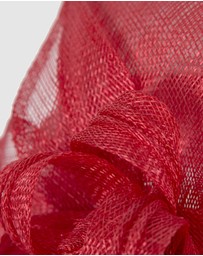 Max Alexander - Sinamay Red Fashion Hat