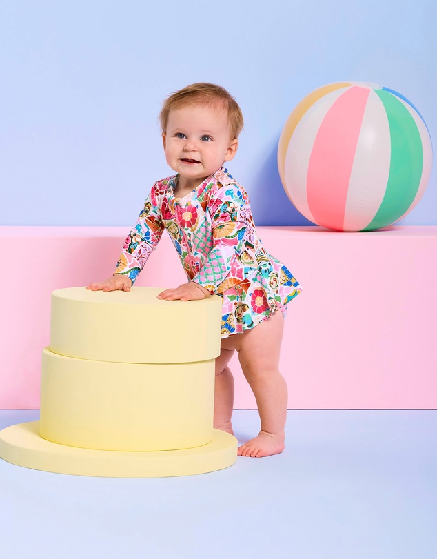Seafolly - Beach Boheme Frill Sunsuit - Babies