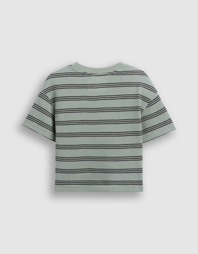 GAP - SS Boxy Waffle Tee - Babies-Kids