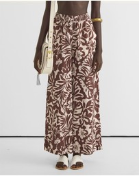Zerafima - The Oasis Linen Wide Leg Pant