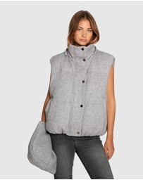 Belle & Bloom - Golden Hour Hooded Puffer Vest
