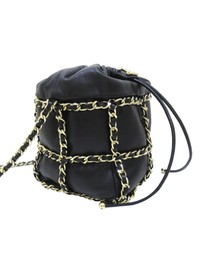 Pre-Loved by Azura Reborn - Pre-Loved CC Chain Lambskin Leather Bucket Bag