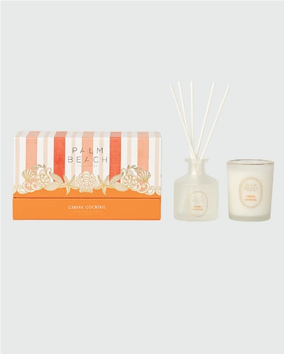 Palm Beach Collection - Candle + Diffuser Set Cabana Cocktail