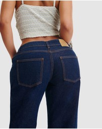 Cotton On - Curvy Low Rise Straight Jeans