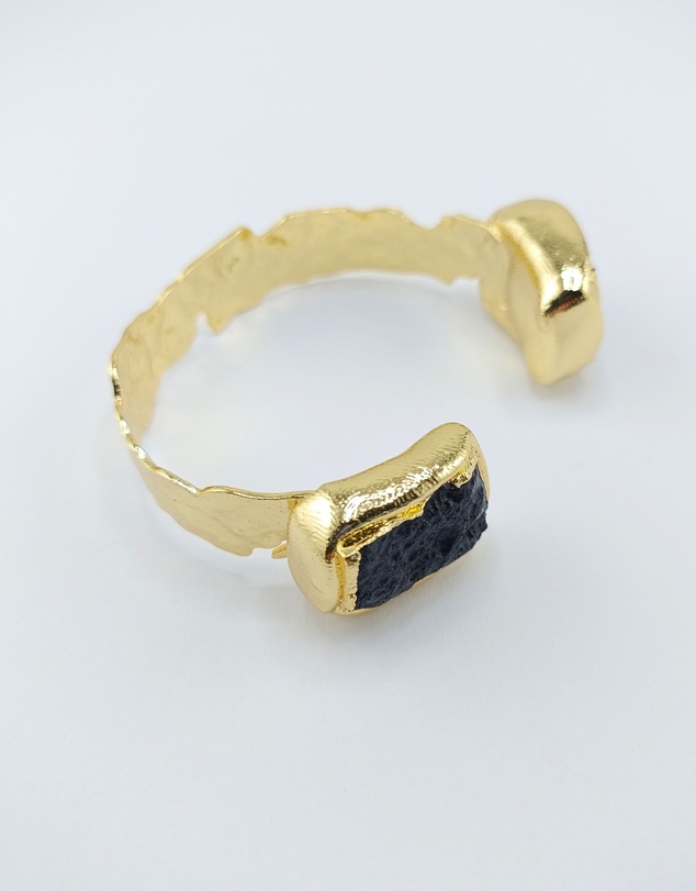 Miz Casa and Co - Aurana Chunky Gemstone Cuff Bracelet