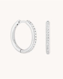 Astrid & Miyu - Essential Crystal Medium Hoops