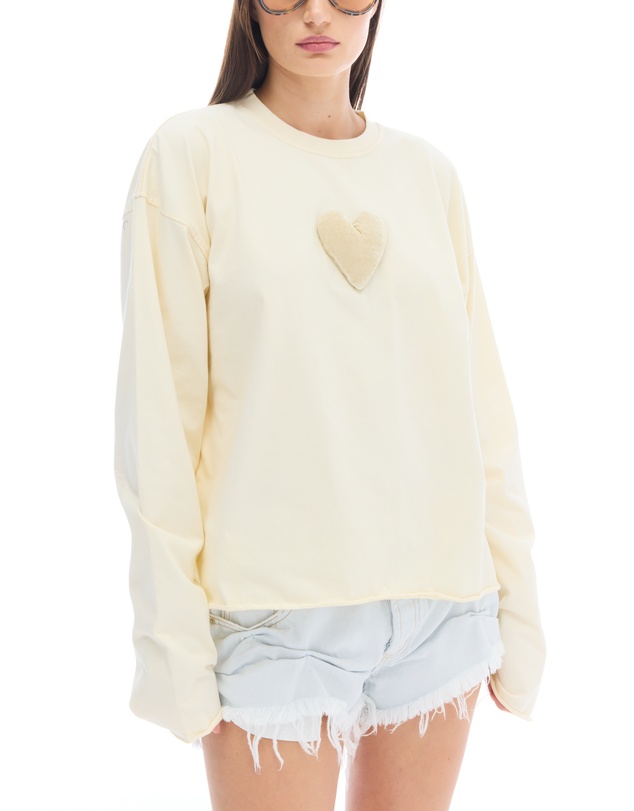 THE TALES - We Love Velvet Heart Long Sleeve Tee
