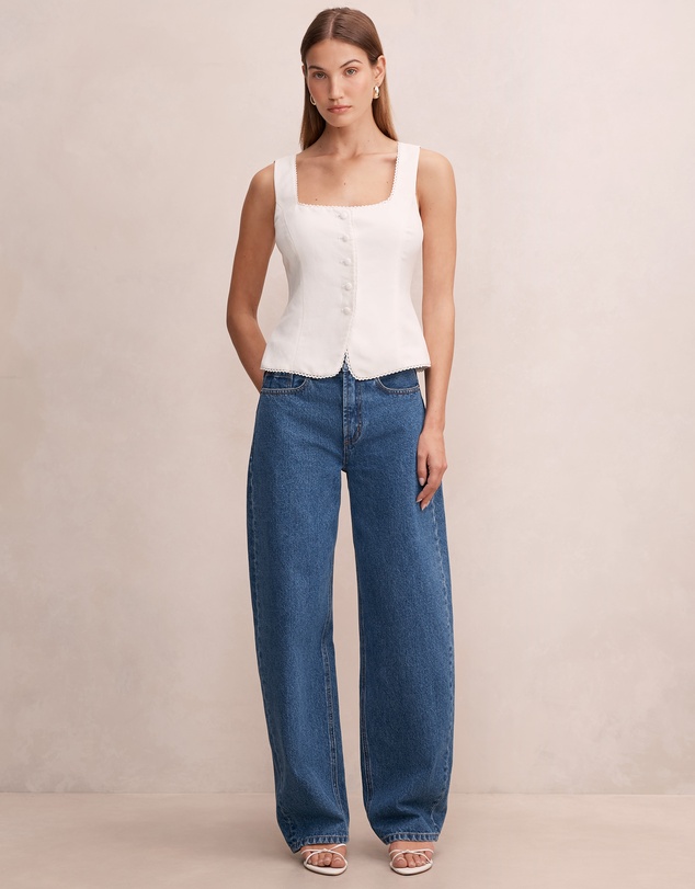 Forever New - Romy Button Top