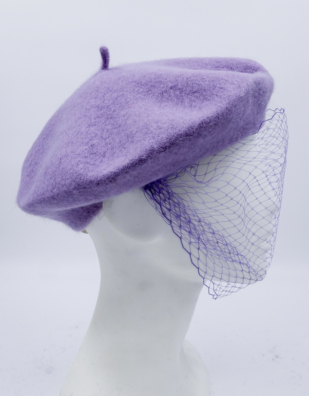 FORD MILLINERY - NIKKI Beret with veil