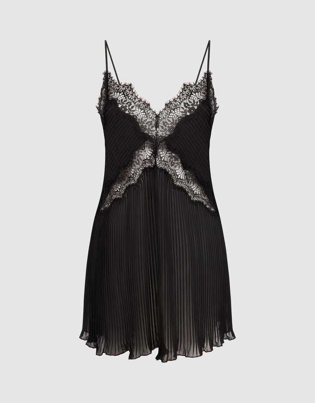 Hunkemoller - Plisse Zaphira Slip Dress