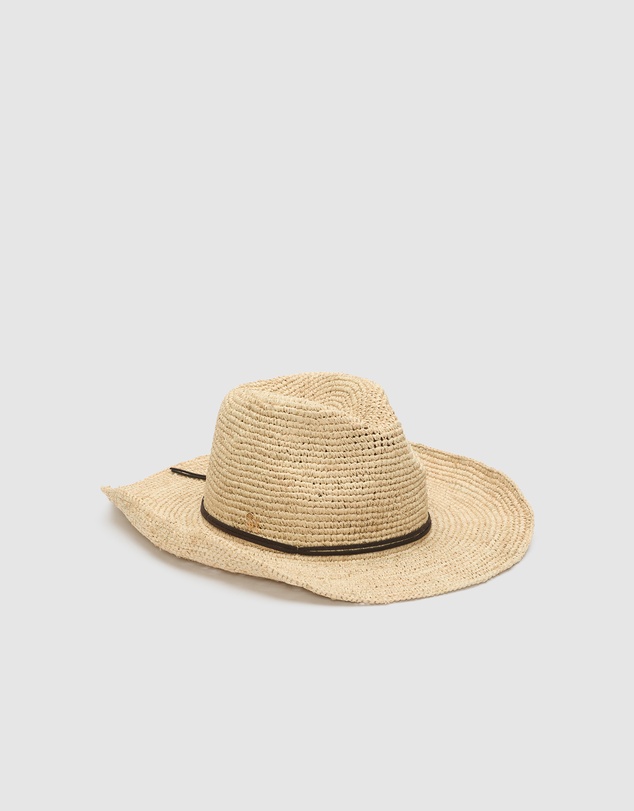 Seed Heritage - Wide Brim Raffia Fedora