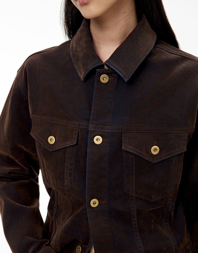 Witchery - Flocked Denim Jacket