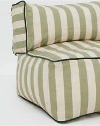 Phile - Striped Toddler Lounger – Green