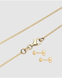 Elli Jewelry - Jewelry Set Crystal Feather 925 Sterling Silver Gold-Plated