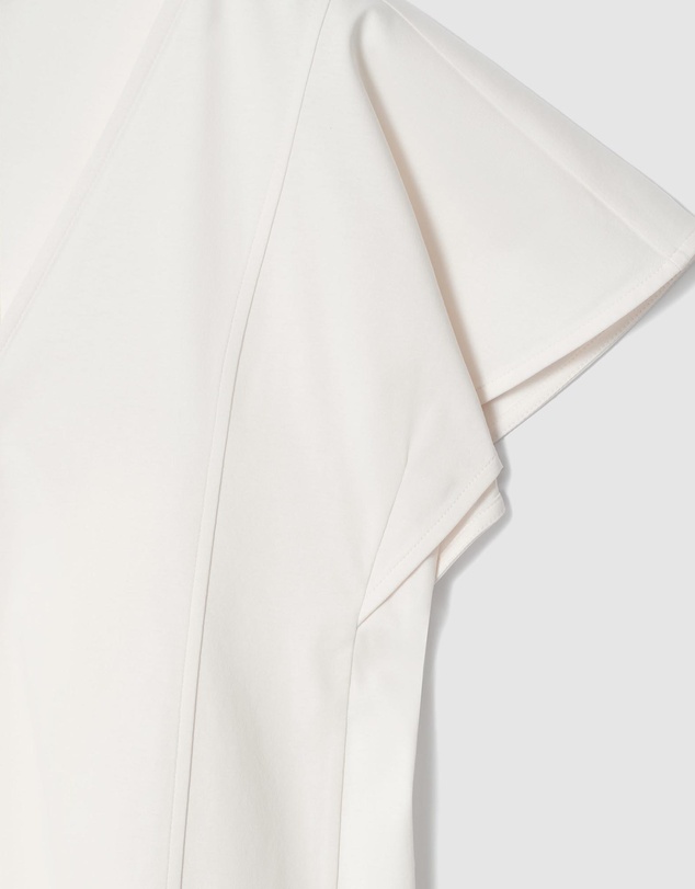 COS - Petal Sleeve Cotton Top