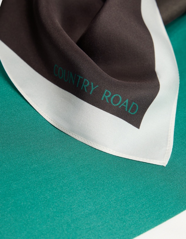 Country Road - Silk Block Scarf