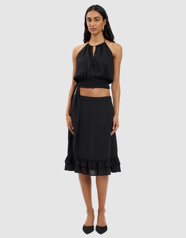 With Harper Lu - Draped Halter Top