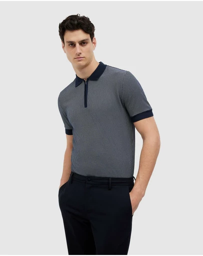 Politix - Murray Zip-up Polo