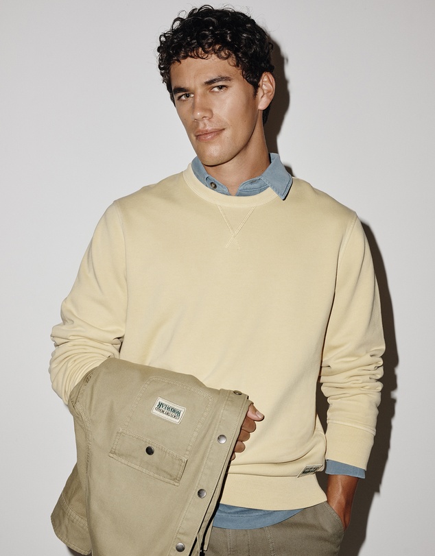 Country Road - Australian Cotton Garment Dyed Workwear Crew Sweat