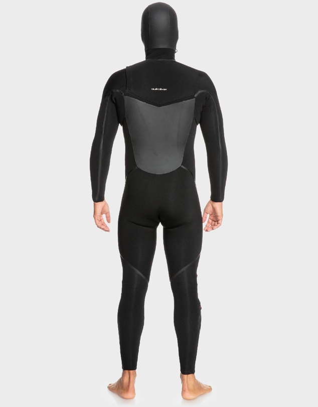 Quiksilver - Mens 5/4/3Mm Marathon Sessions Hooded Chest Zip Wetsuit