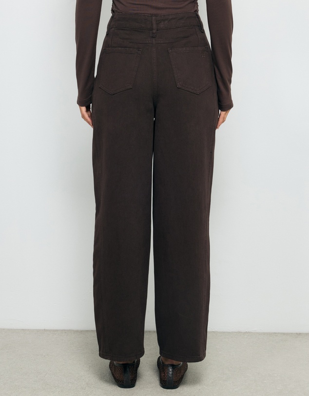 AERE - Mid Rise Straight Leg Jeans