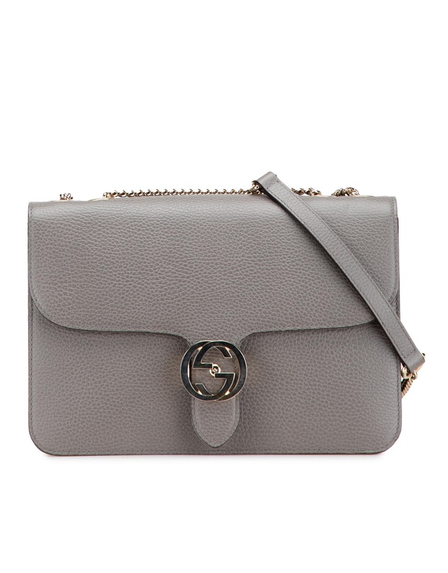 Pre-Loved by Azura Reborn - Pre-Loved Medium Dollar Calfskin Interlocking G Crossbody
