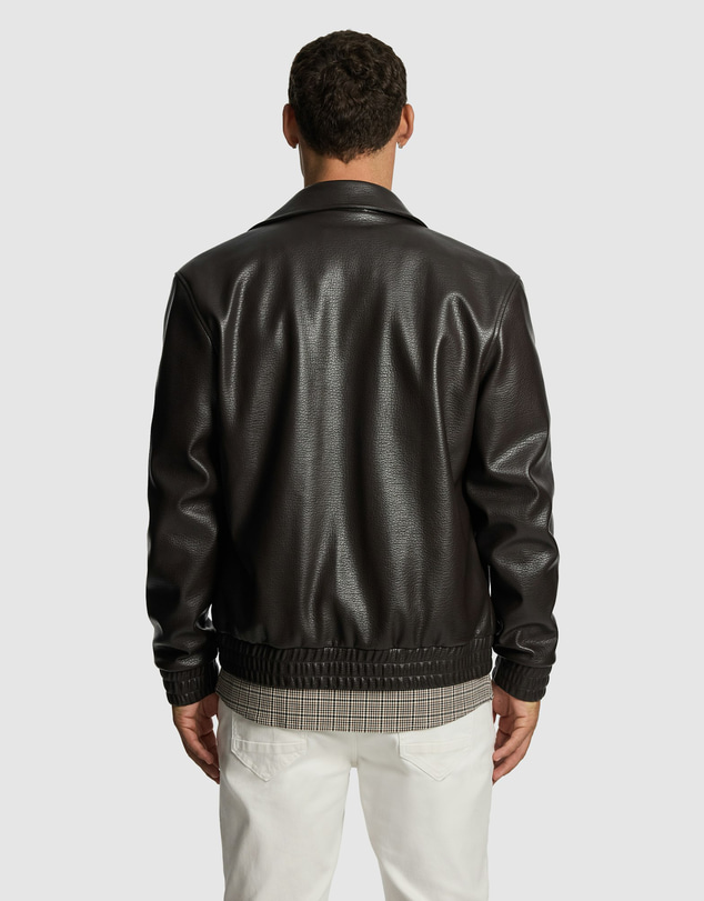 yd. - Scotty Faux Leather Jacket