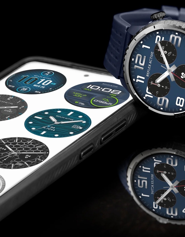 Reflex Active - Reflex Active SeaVenture 5ATM Blue Strap Watch