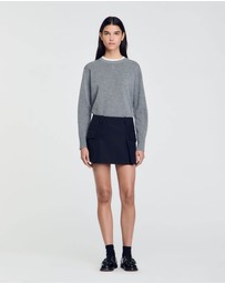 Sandro - Lara Woven Skirt