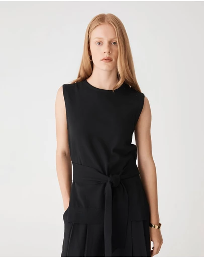Forcast - Nora Sleeveless Tie Waist Knit