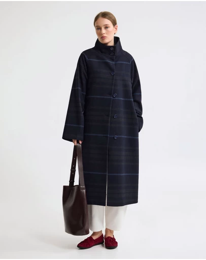 Oxford - Edi Wool Funnel Collar Coat